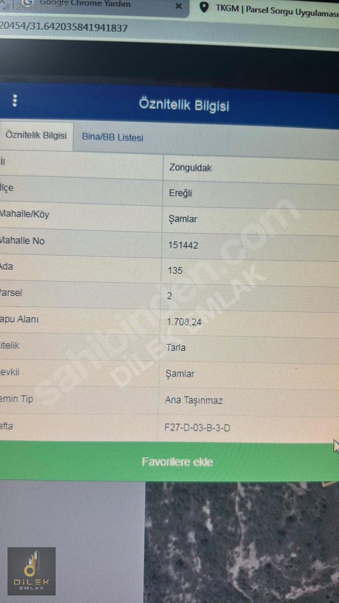 ZONGULDAK EREĞLİ RAMAZANLI SINIRINDA SATILIK DİLEK EMLAK'TAN - ZONGULDAK EREĞLİ fotoğraf 5